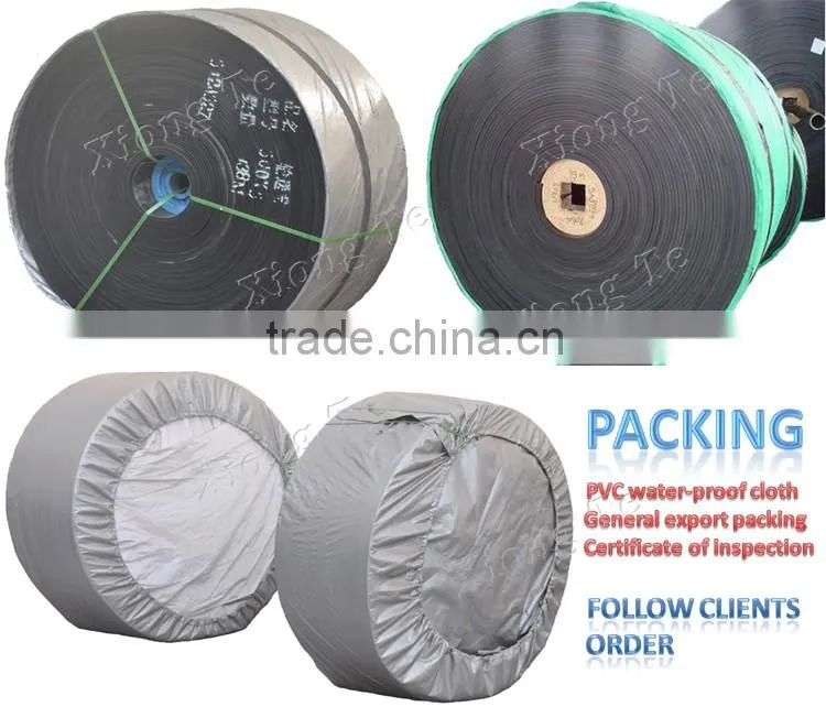 endless flat rubber belt endless rubber conveyor belt