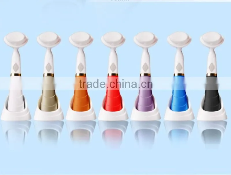 Ultrasonic electric face clean brush silicone facial brush