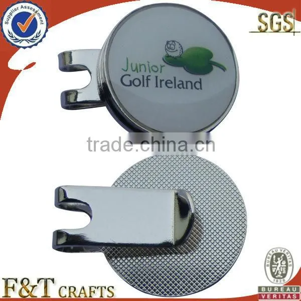 Custom metal enamel cheap golf ball markers