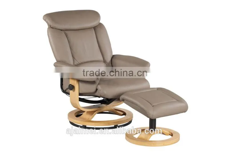 First touch hottest recliner with round wooden base AM-003B