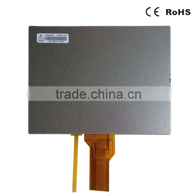 8" inch 800x600 pixel with touch screen LCD display panel RGB interface 50 pins connector