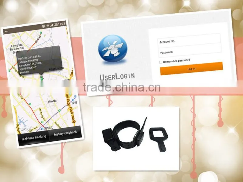 waterproof criminal gps tracker web software