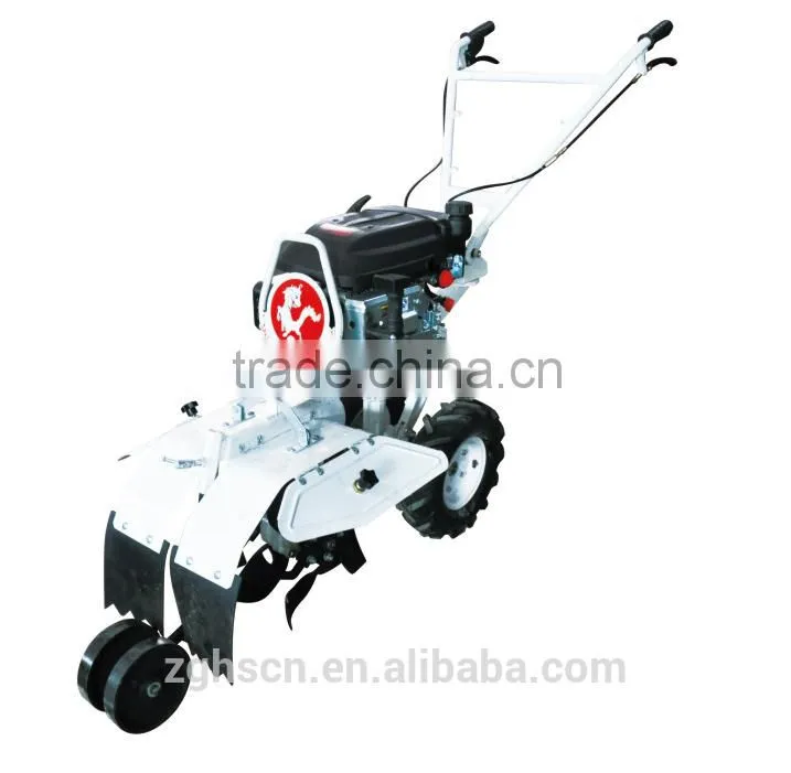6HP gasoline tractor walk beghind potato tiller rotary ditcher