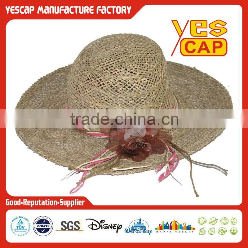 fashion straw hats for women/ladies straw hats