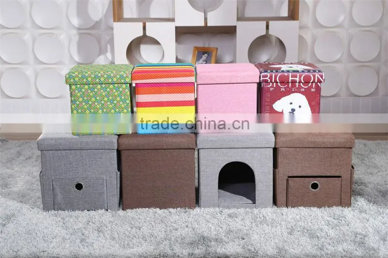 Wholesale modern design ottoman folding foot stool