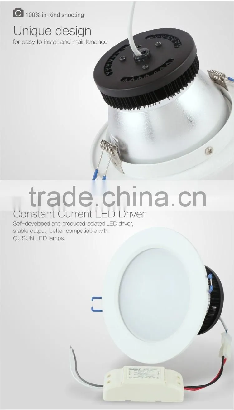 LED Down Light 7W, LED Downlight 7W, LED 100-240V Wide Voltage Downlight