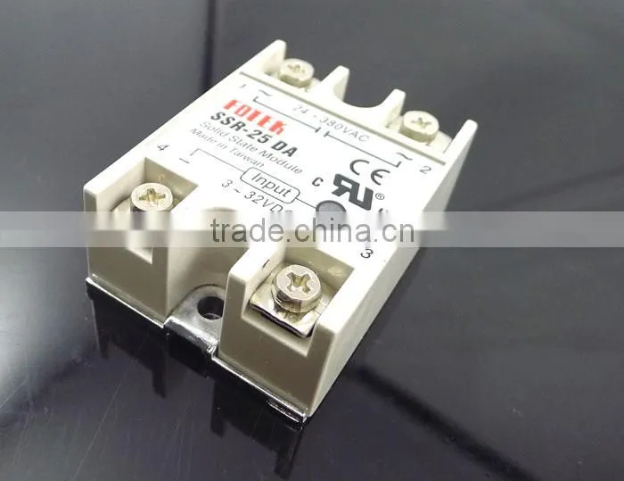 NEW 5V 12V 24V Solid State Relay SSR-25DA 25A /250V Solid Relay 220V