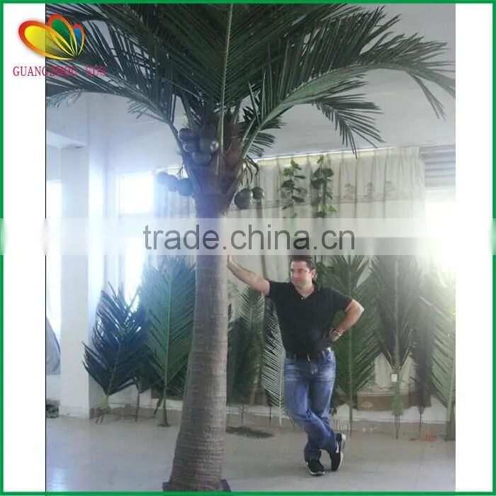 Guangzhou wholesale fake tree customized artificial coconut tree for outdoor decorative