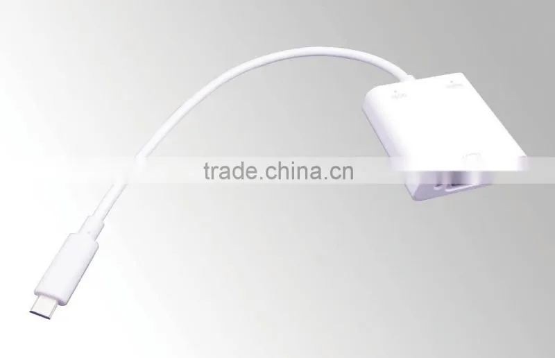 Micro USB 5pin MHL adaptador VGA + audio for smart phone