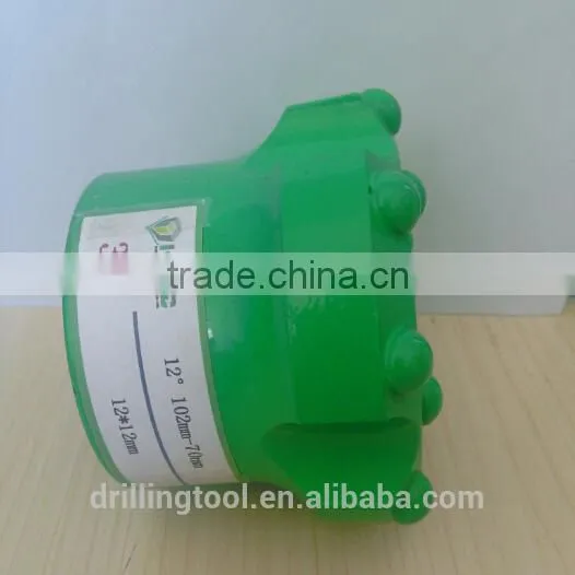R32 , T38 reaming bit 12degree / pilot adapter 12 degree for rock drilling