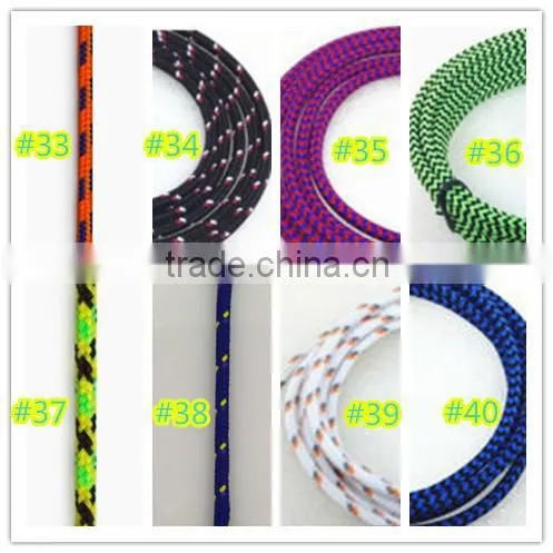 Promotional !!! Newest Stylish Colorful Braided Micro USB Cable for HTC Motorola Blackberry Mobile Phones