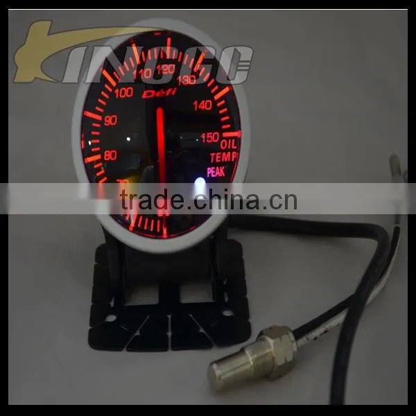 BF Series 60MM Auto Racing Gauge With White and Red Light
