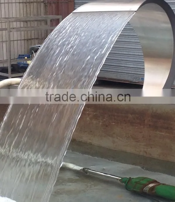 Brush surface home garden fountain swimming pool water blade waterfall