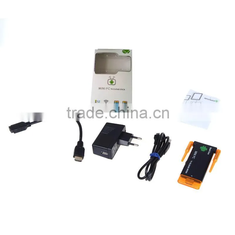 CX919 II Android 4.4 Android TV Stick, Quad Core 2G/8GB Bluetooth Dual External WiFi Antenna 1080P Android TV Dongle
