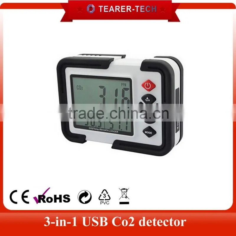 Manufacturer cheap Carbon dioxide detector TL-2000 USB Co2 meter