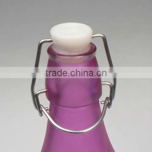 round clear swing top glass bottles wholesale