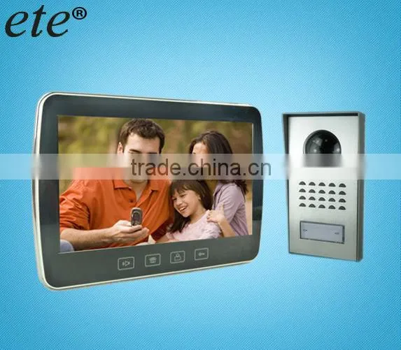 Factory DIY 10 inch Good Night Vision Apartment Video Door Phone Intercom System