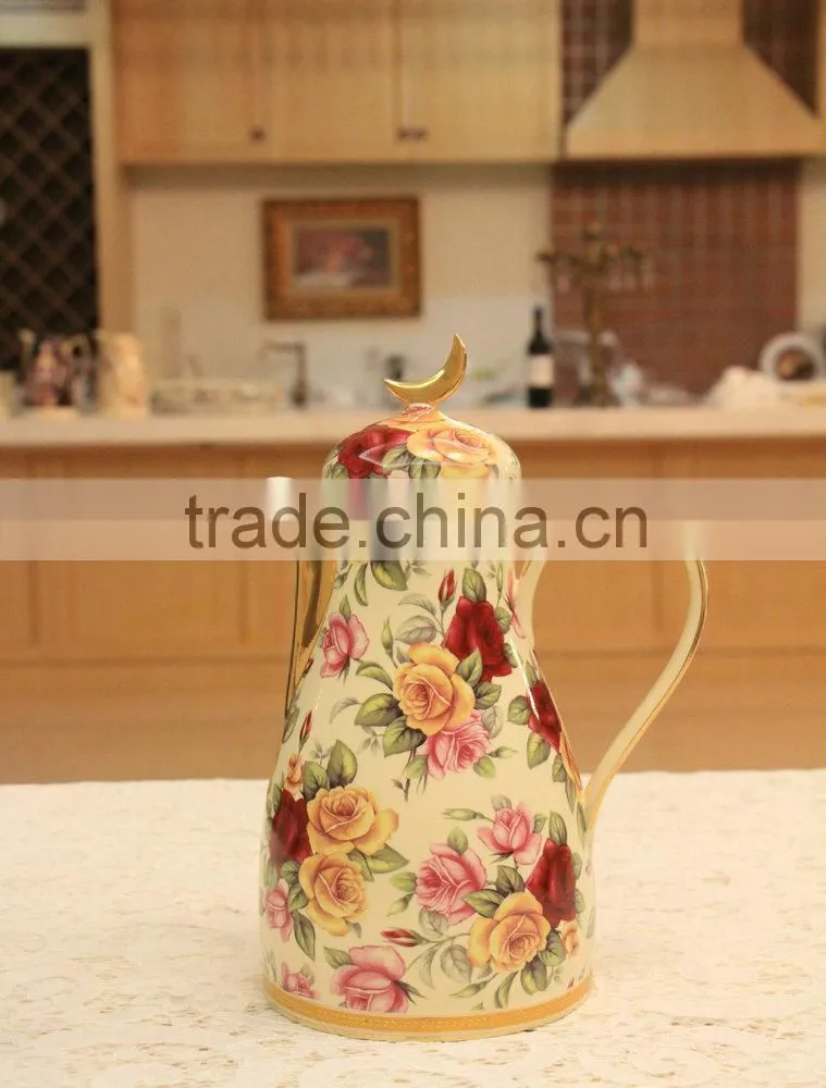 850ml porcelain thermos , two cup thermos, thermos travel mug with your own design