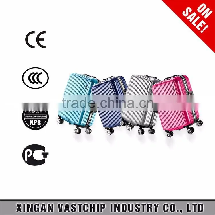 China manufacturer cases anti-shock waterproof hard plastic teenage luggage