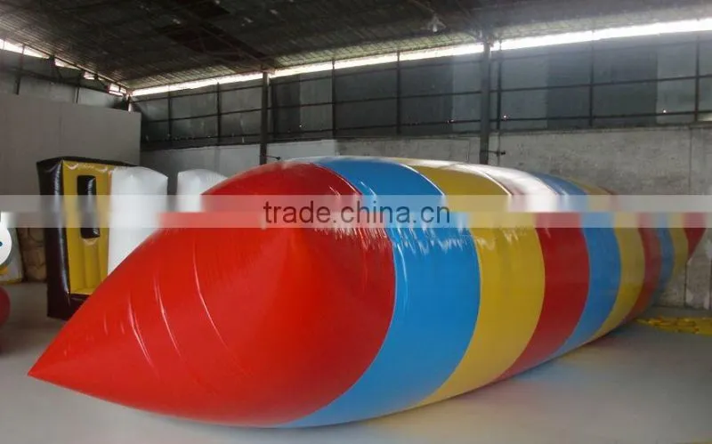 Customized size inflatable water blob jump inflatable water catapult blob for sale