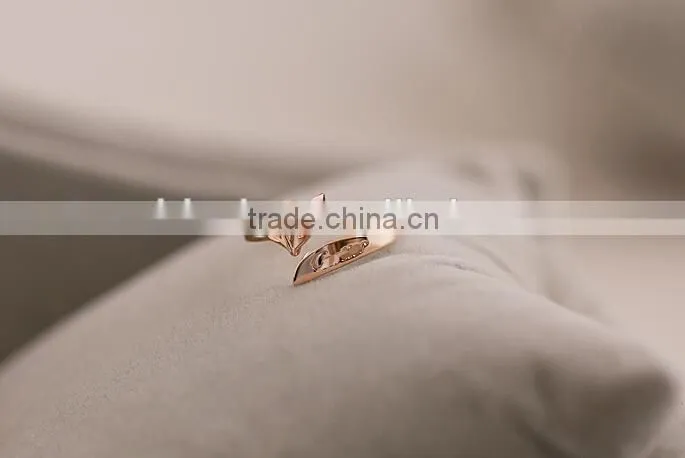 The fox tail ring 14k gold