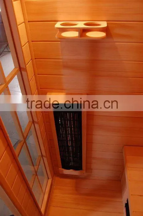 Solid Wood Main Material and 4 People Capacity mini portable far infrared sauna room