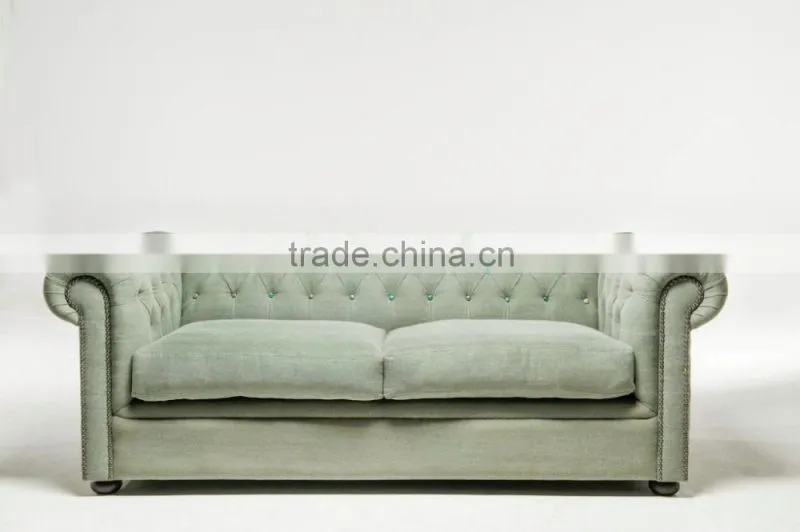 Chesterfield Showroom New Model Leather Sofa