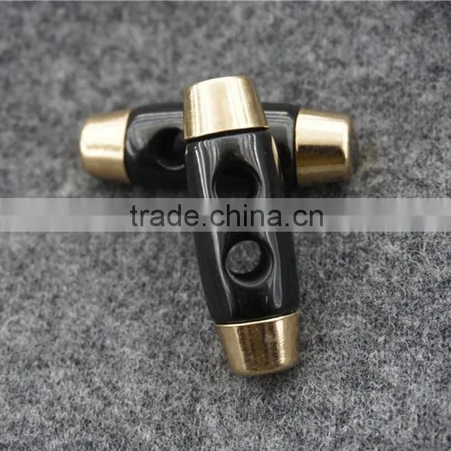 FASHION METAL RESIN HORN shank button