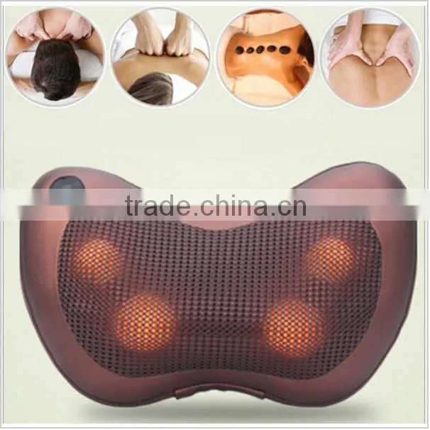 Hot 2016!! Infrared Heating Car Double Massage Device Neck Massage Pillow Massage Car Massager Cushion,Car Seat Covers,Headrest