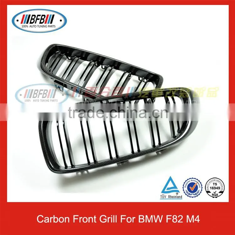 FOR BMW M3 M4 Front Grills Carbon Fiber & ABS Materials F80 F82 Car Grille