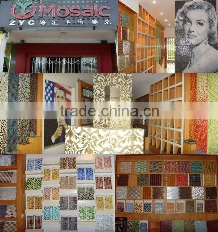 new style strip mixed color mosaic for indoor