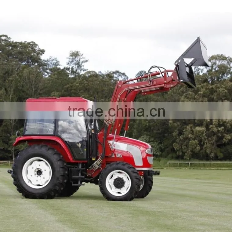 High quality TZ-4 55HP 4WD Foton Farm Tractor Front end loader for sale