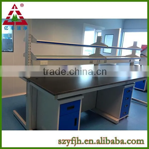 All-304 Stainless Steel Laboratory Furniture Wall Bench