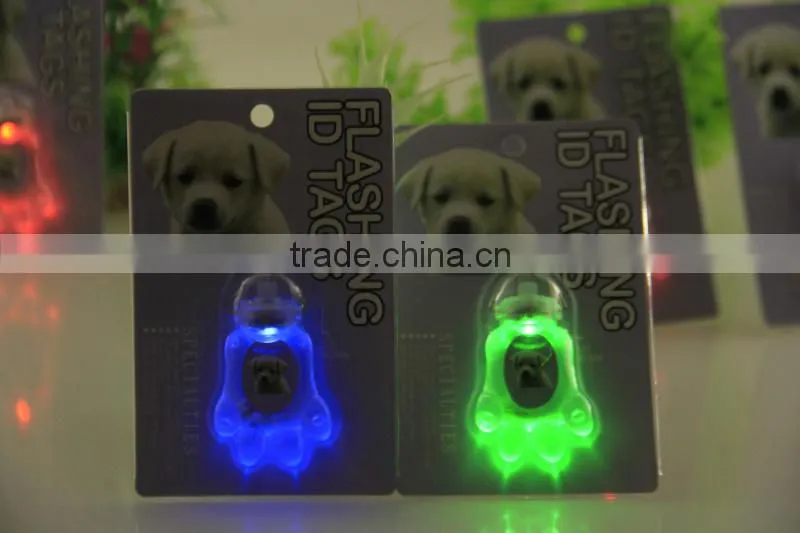 2014 new year led glowing dog tag
