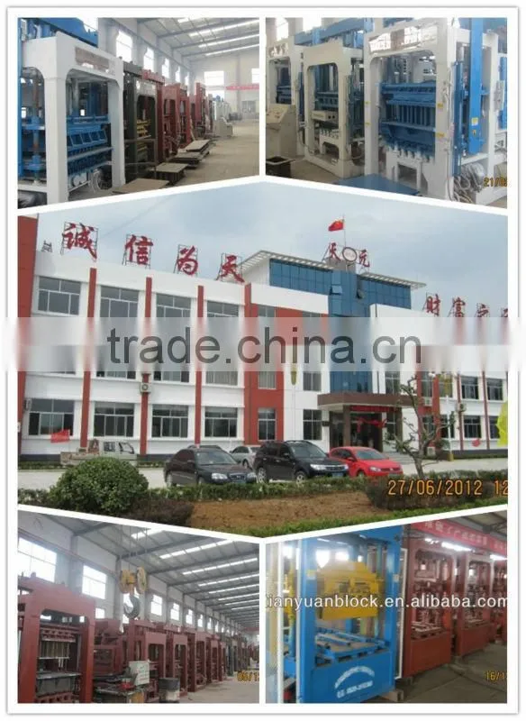 QT6-15 interlocking Full Automatic cement concrete Burning-free Hollow block molding machine