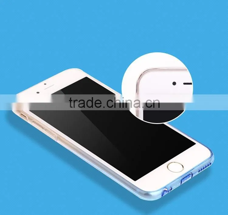 Alibaba China Supplier for iPhone 6 6S TPU Soft Case Transparent Gradient TPU Phone Case
