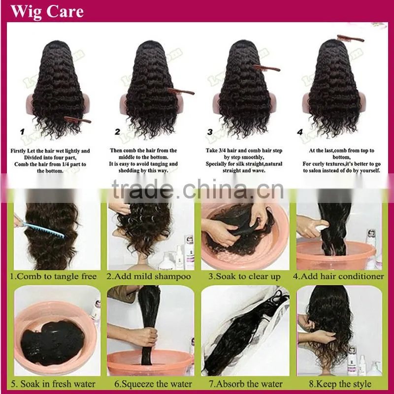 Natural Looking Virgin brazilian hair lace front wig 100% human hair full lace wig with baby hair