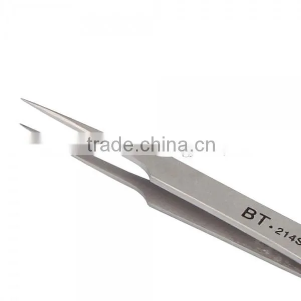 BST-214SA Stainless Steel Highly Precise Pro Tool Tweezers Matt Tweezers
