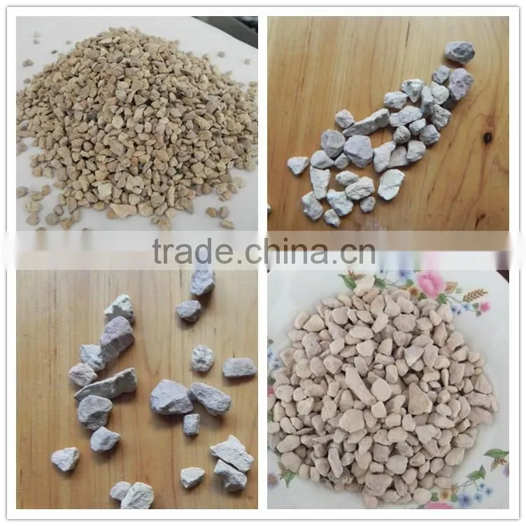 Natural zeolite granular for water treatment feed additives