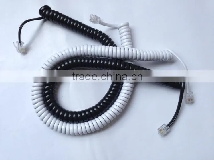 26AWG 7x0.16mm copper stranded pp core 100 ft telephone cord with CE certificate