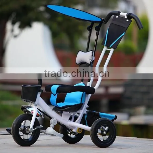 High Quality Baby Tricycle with canopy,Baby Tricycle Kids Bike with Push Bar