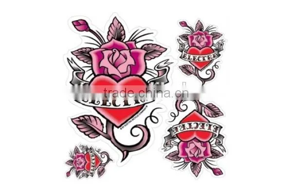 Promotional water transfer flower wall tattoo sticker