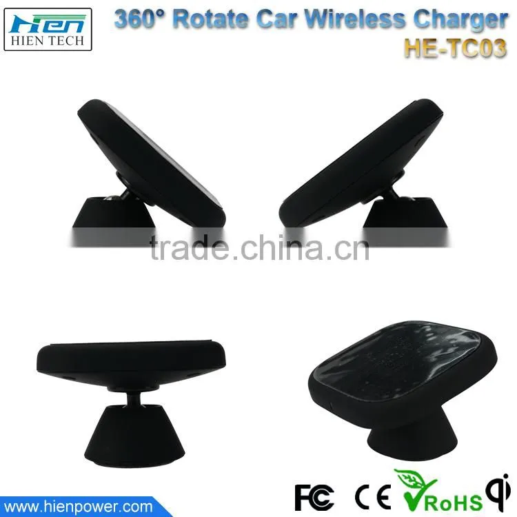 Shenzhen manufacture 2016 universal automotive wireless car charger for mobile phone
