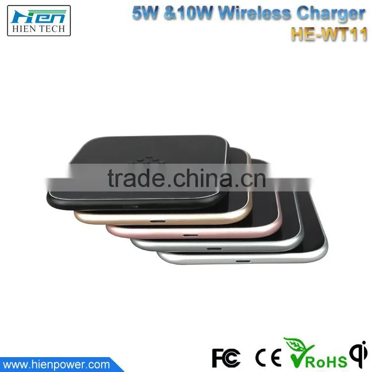 China Manufacturer Mini Wireless Charging Pad Qi Wireless Fast Charger for Samsung galaxy s7,note7