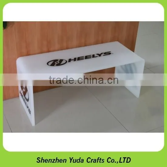 custom clear small acrylic occasional table