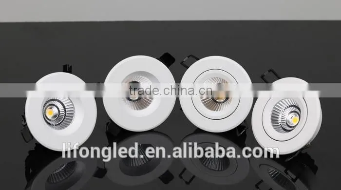 High brightness 7W 9W LED COB downlights CE ROHS SAA