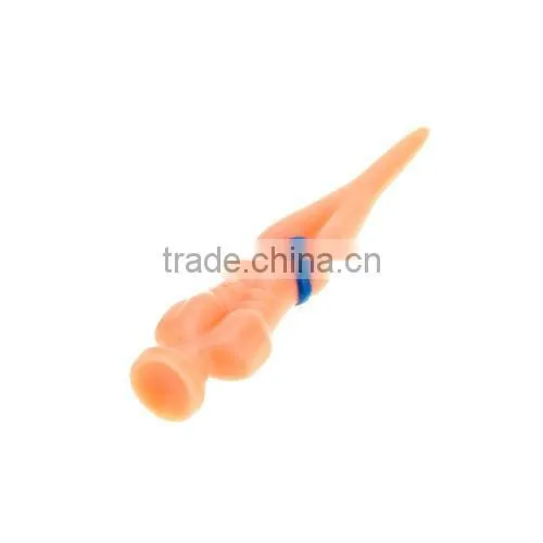 6Pcs 80mm Novel Bikini Male Golf Tees Male Model Golf Tees Divot Tools