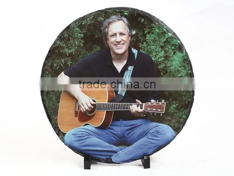 China wholesale DIY L30*H30*W0.9CM blank circular painting sublimation photo rock