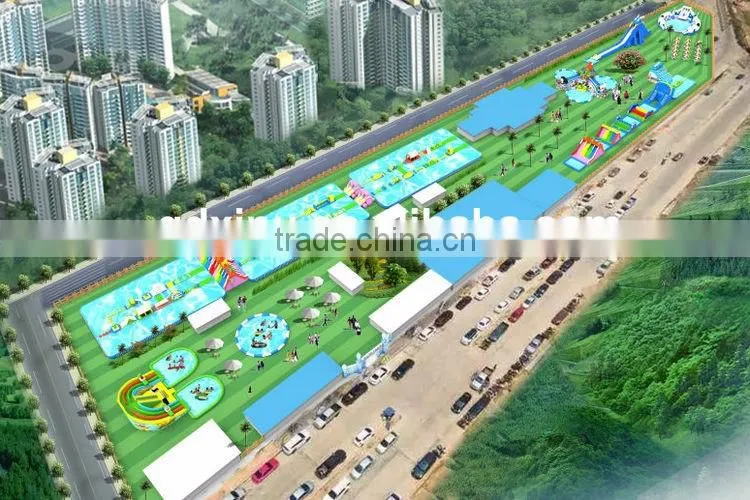 2016 Outdoor Inflatable Floating Water Park For Sale
