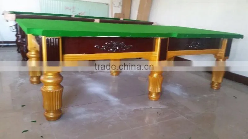 Slate+MDF billiard table, auto ball return system pool table, OEM+ODM billiard table with metal adjusted leg level